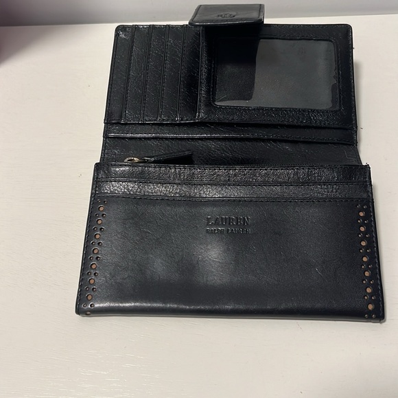 EXCELLENT CONDITION! LAUREN BY RALPH LAUREN Womens wallet sleek slim must have! - Picture 3 of 10